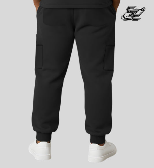 Cargo Trouser - Red x Black