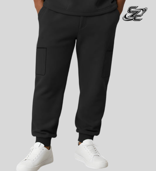 Cargo Trouser - Red x Black