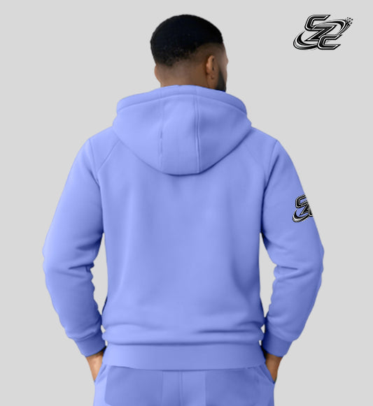 Hoodie - Flax Blue