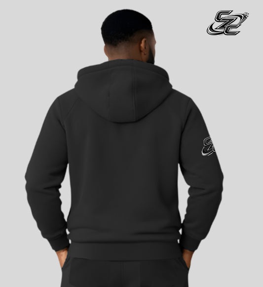 Hoodie - Red x Black