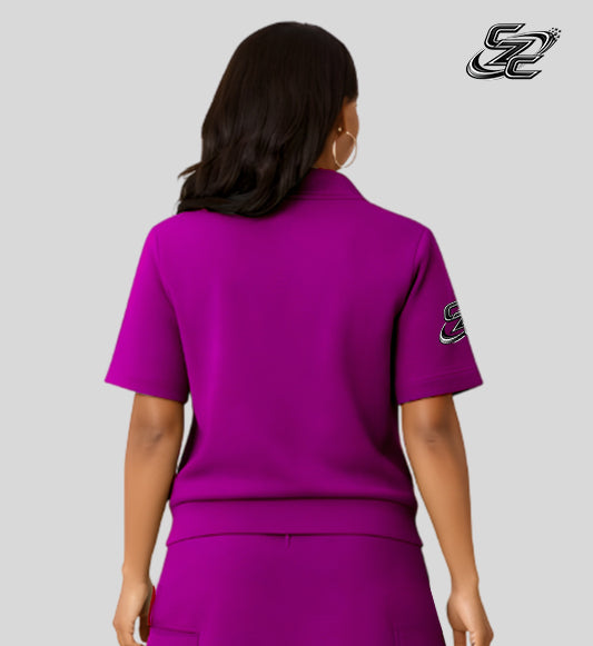 Girls Zipper - Maroon