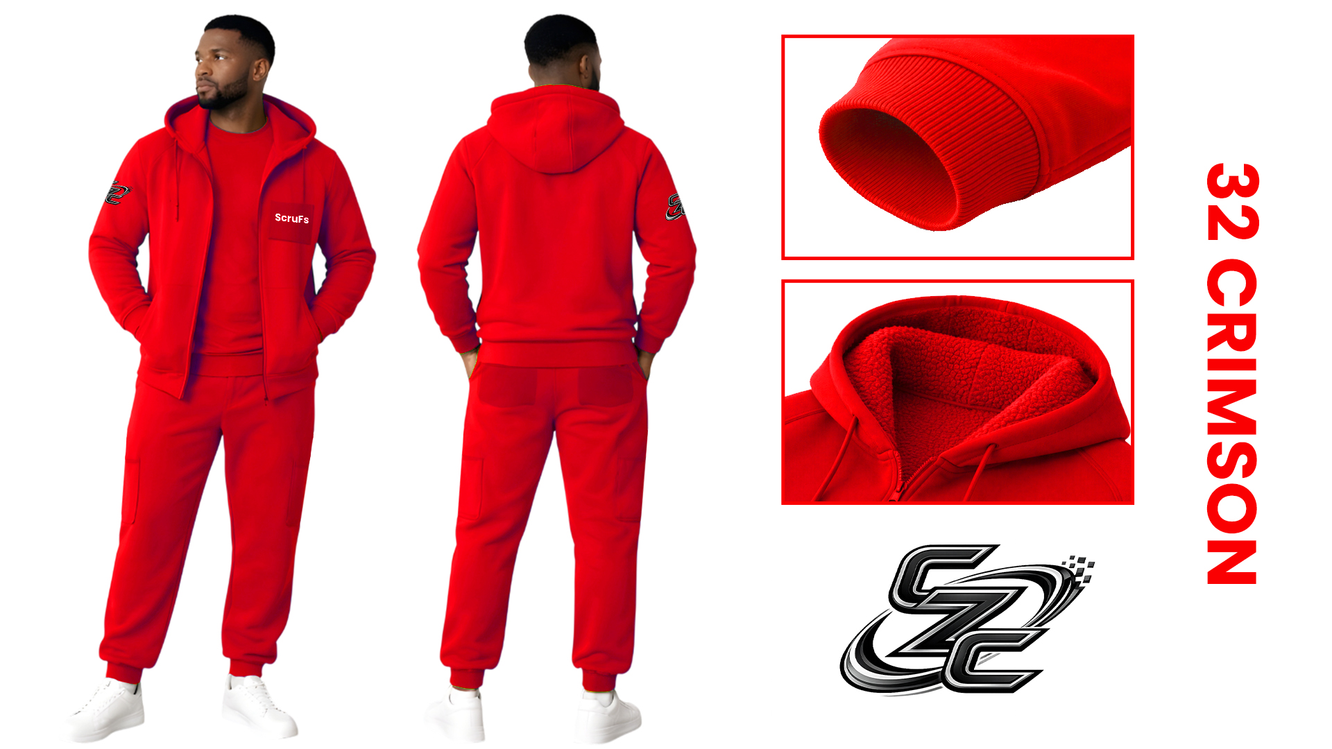 32 Crimson Red
